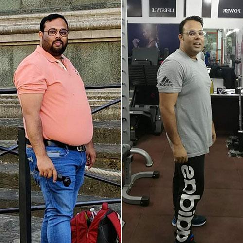 weight loss - after before