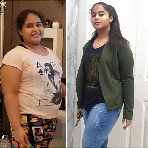 weight loss - after before