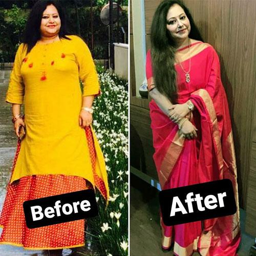 weight loss - after before