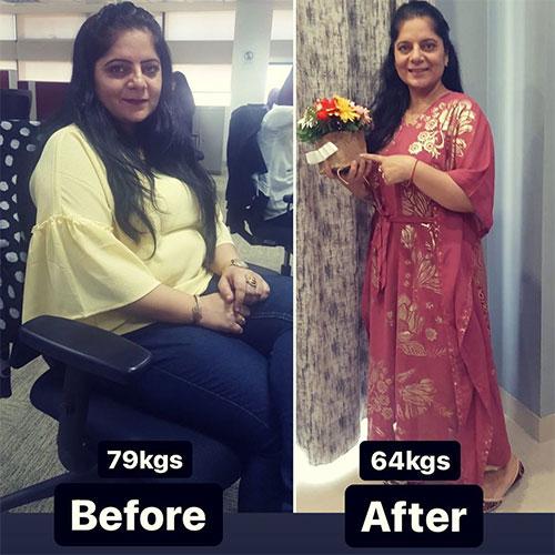 weight loss - after before